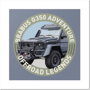 4x4 Offroad Legends: Mercedes-Benz Brabus G350 Adventure Posters and Art